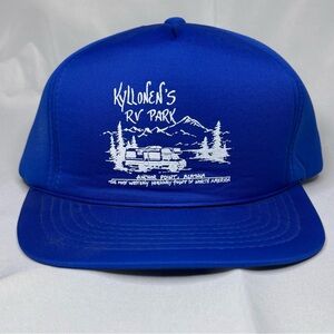 Vintage Anchor Point Alaska Snapback Hat Kyllonen’s RV Park Scenic Foam Lined